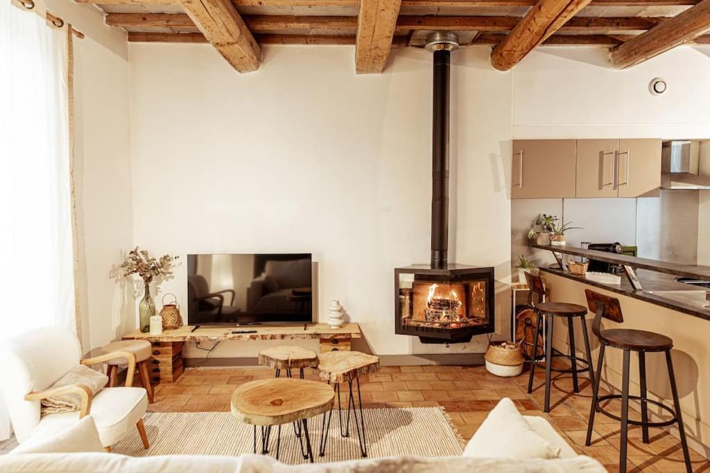 Maison De Village Barbentane Avec Spa Eksteriør billede